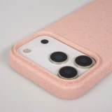 Coque iPhone 17 Pro - Bio Eco-Friendly nature avec cordon collier - Rose