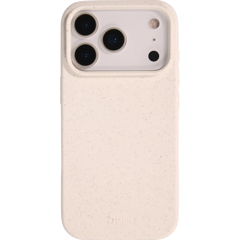 Coque iPhone 17 Pro - Bioka biodégradable et compostable Eco-Friendly - Blanc
