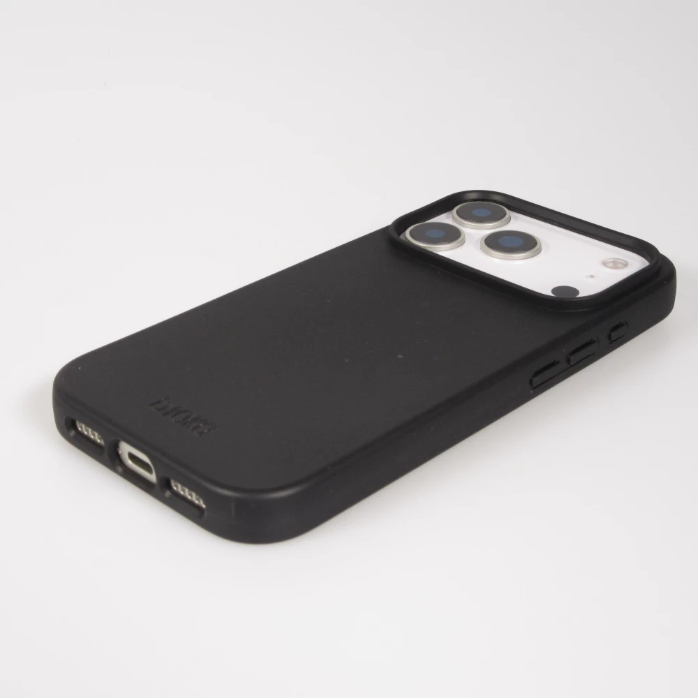 iPhone 17 Pro Case Hülle - Bioka Biologisch Abbaubar Eco-Friendly Kompostierbar - Schwarz