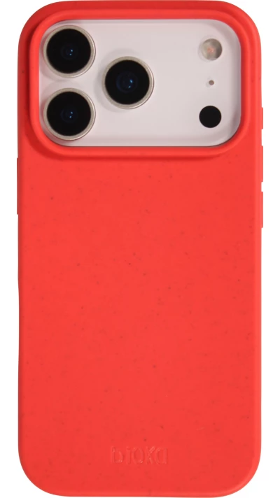 Coque iPhone 17 Pro - Bioka biodégradable et compostable Eco-Friendly - Rouge