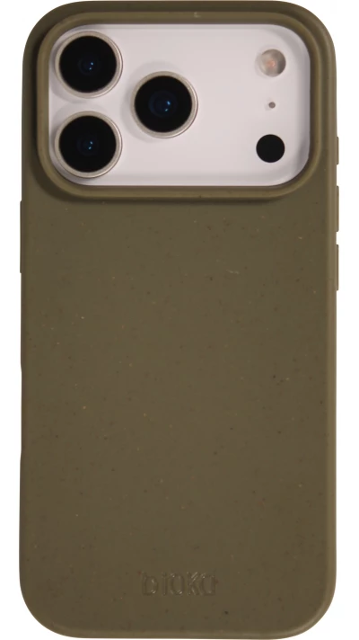 Coque iPhone 17 Pro - Bioka biodégradable et compostable Eco-Friendly - Vert foncé