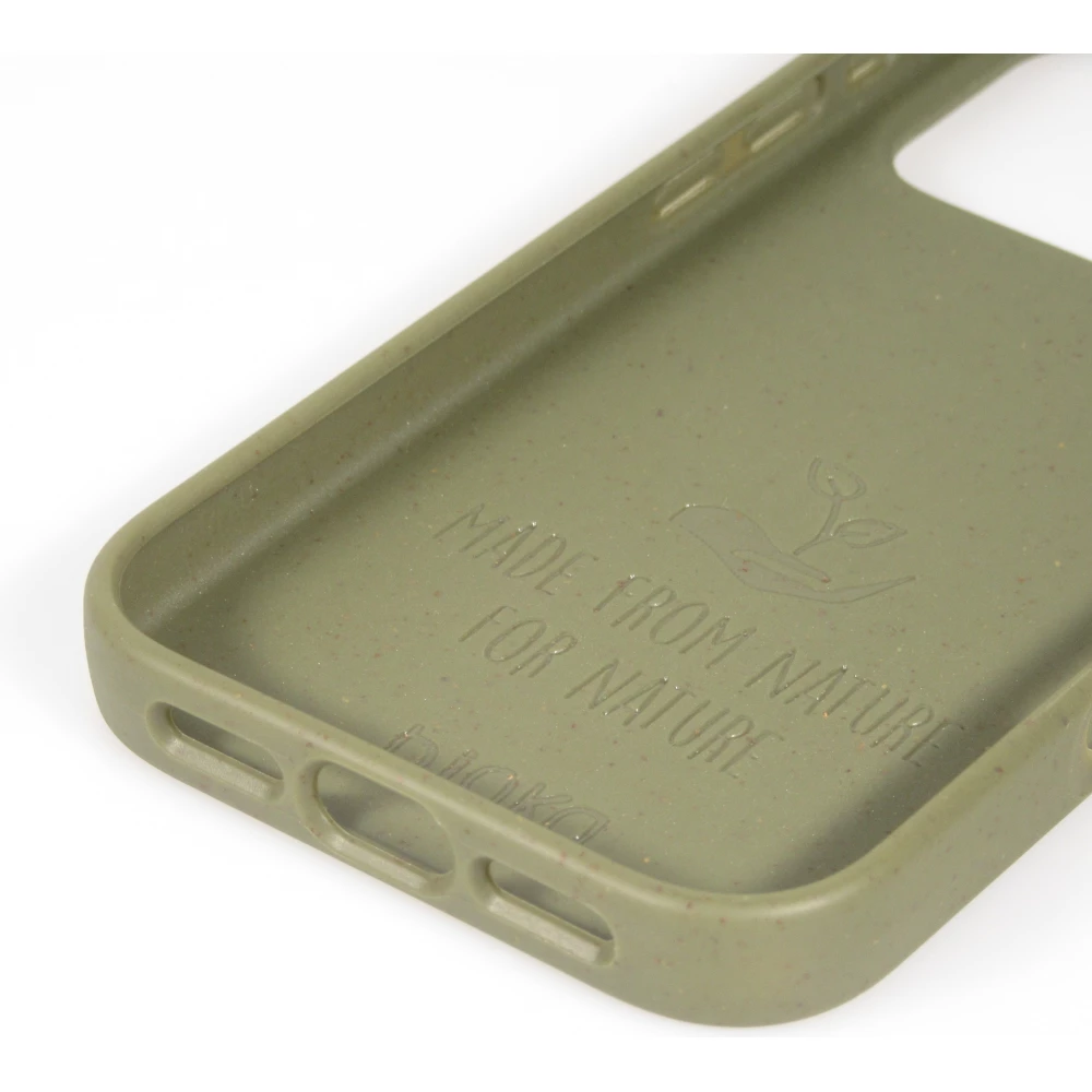 Coque iPhone 17 Pro - Bioka biodégradable et compostable Eco-Friendly - Vert foncé
