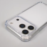 iPhone 17 Pro Max Case Hülle - Bumper Glass TPU Anti-Schock mit Acryl - Transparent