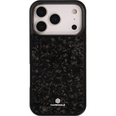 iPhone 17 Pro Max Case Hülle - Carbomile Forged Carbon (Kompatibel mit MagSafe)