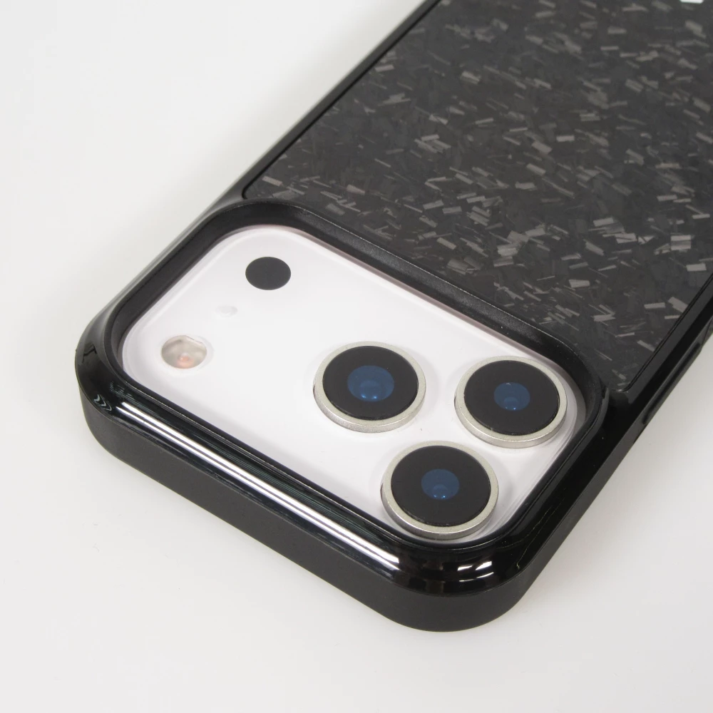 iPhone 17 Pro Max Case Hülle - Carbomile Forged Carbon (Kompatibel mit MagSafe)
