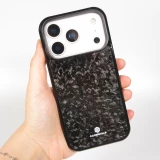 iPhone 17 Pro Max Case Hülle - Carbomile Forged Carbon (Kompatibel mit MagSafe)