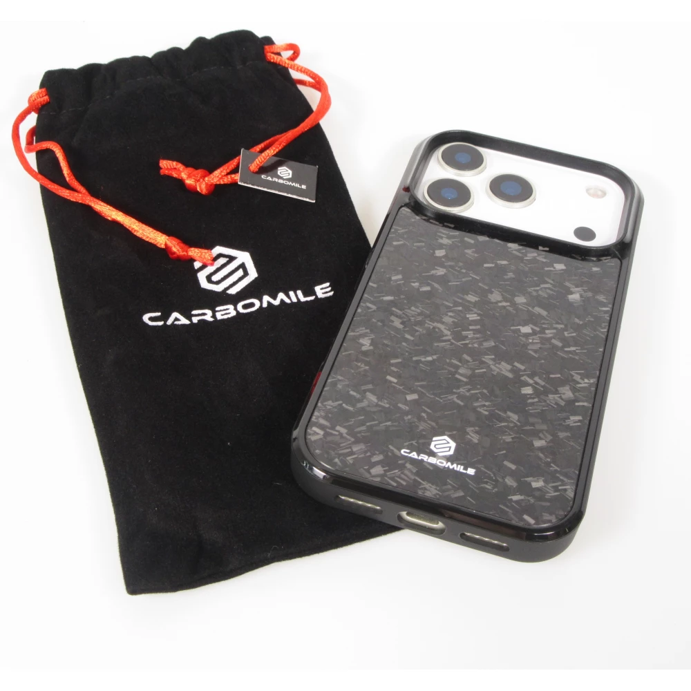 iPhone 17 Pro Max Case Hülle - Carbomile Forged Carbon (Kompatibel mit MagSafe)