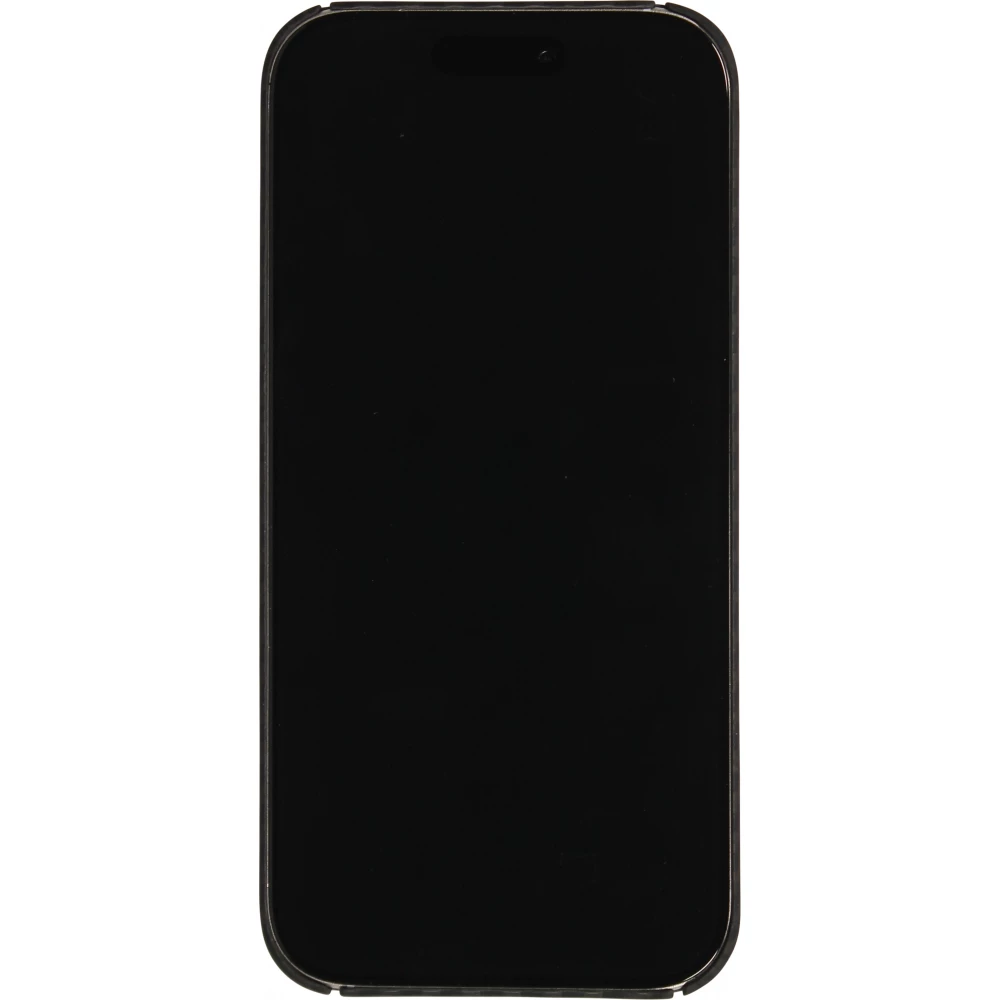 iPhone 17 Pro Case Hülle - Carbomile Schutzcase aus echtem Aramid Carbonfaser - Schwarz