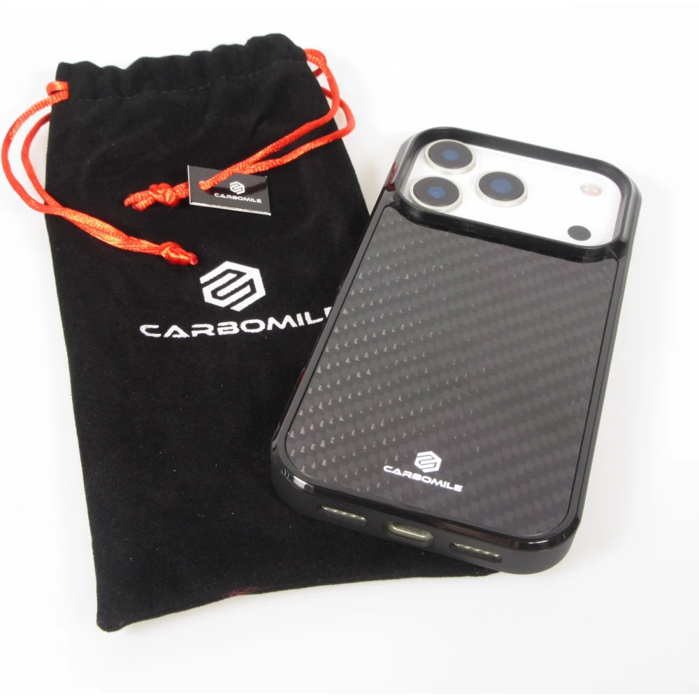 iPhone 17 Pro Case Hülle - Carbomile Carbon Fiber (Kompatibel mit MagSafe)