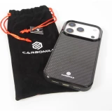 iPhone 17 Pro Case Hülle - Carbomile Carbon Fiber (Kompatibel mit MagSafe)