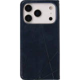 Hülle iPhone 17 Pro - Flip Geometrisch blau