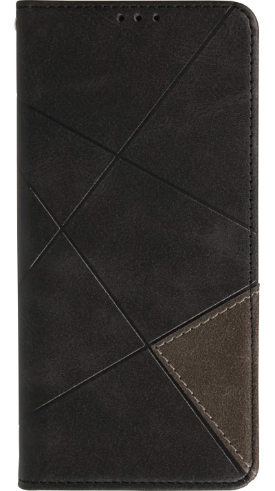 Coque iPhone 17 Pro - Flip Géometrique - Noir