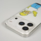 iPhone 17 Pro Case Hülle - Gummi cartoon Homer Simpson