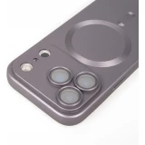 iPhone 17 Pro Max Case Hülle - Gummi weich mit Kameraschutzglas MagSafe - Dunkelgrau