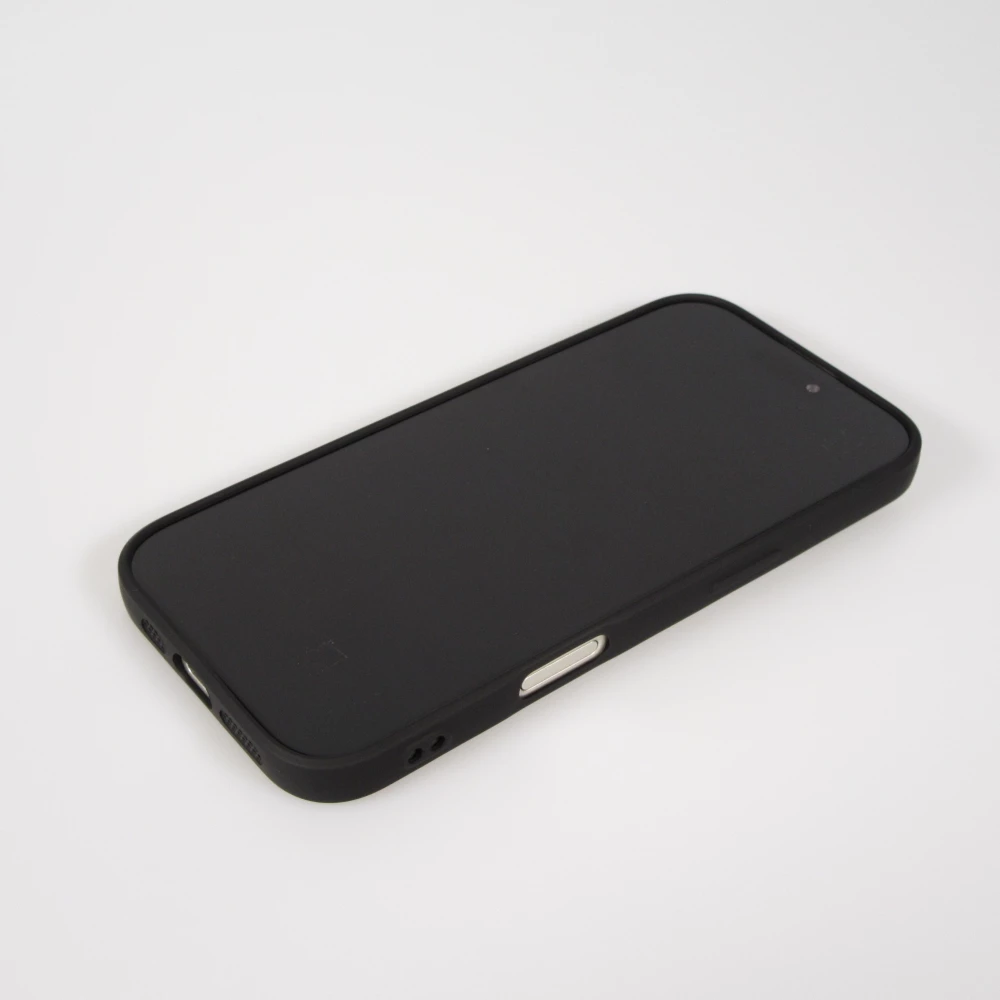 iPhone 17 Pro Max Case Hülle - Gummi weich mit Kameraschutzglas MagSafe - Schwarz