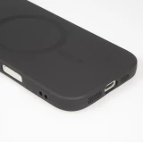 iPhone 17 Pro Max Case Hülle - Gummi weich mit Kameraschutzglas MagSafe - Schwarz