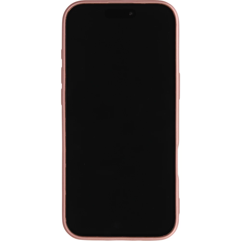 iPhone 17 Pro Max Case Hülle - Gummi weich mit Kameraschutzglas MagSafe - Rosa