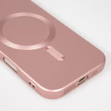iPhone 17 Pro Max Case Hülle - Gummi weich mit Kameraschutzglas MagSafe - Rosa