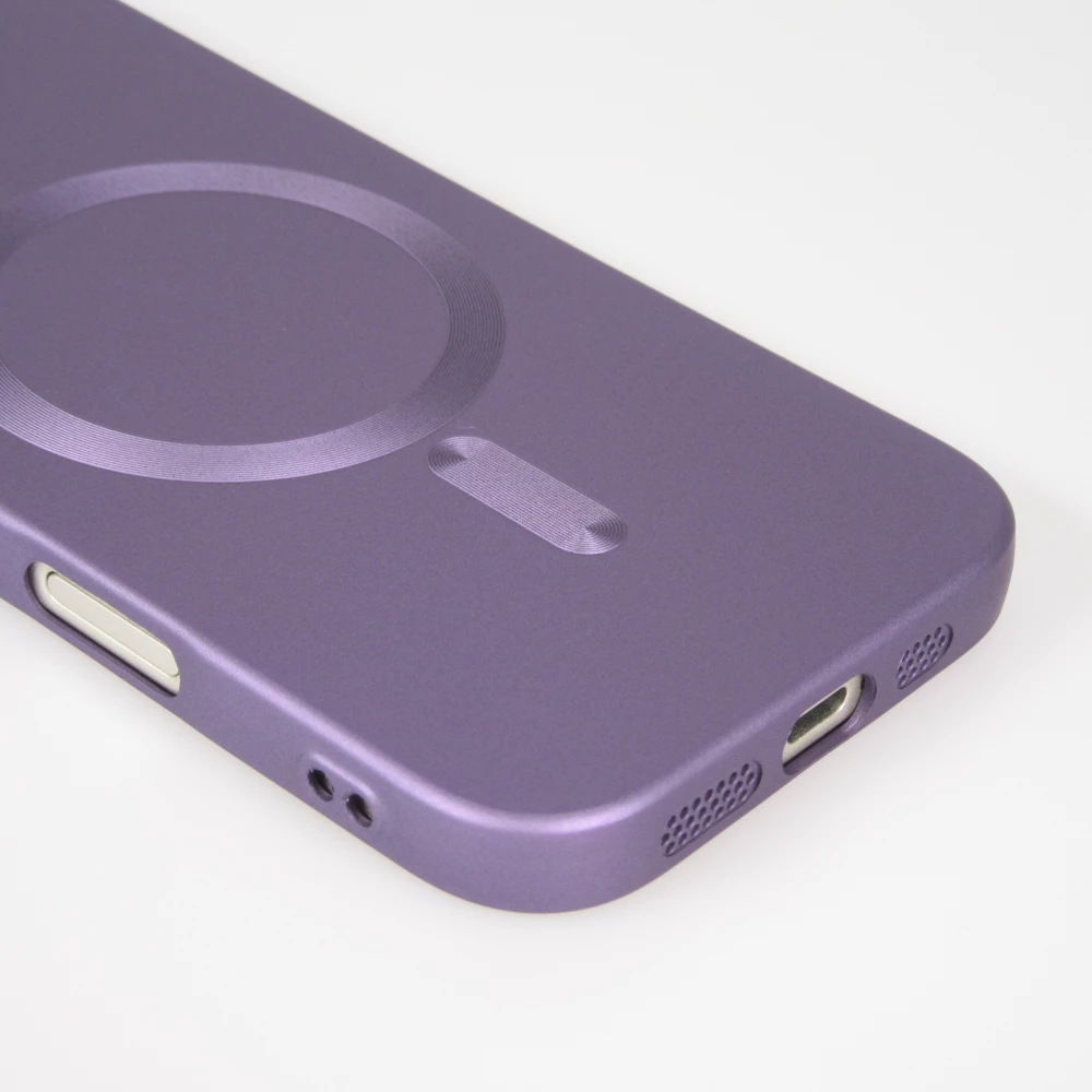 Coque iPhone 17 Pro Max - Gel souple avec vitre de protection caméra MagSafe - Violet