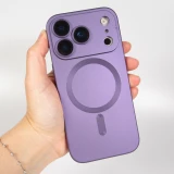Coque iPhone 17 Pro Max - Gel souple avec vitre de protection caméra MagSafe - Violet