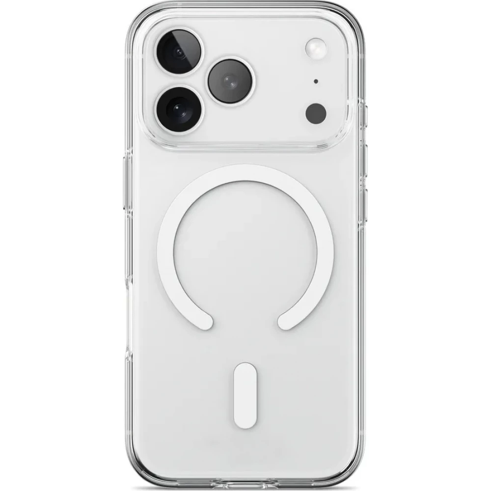 Coque iPhone 17 Pro - Gel transparent compatible MagSafe silicone TPU Super Clear