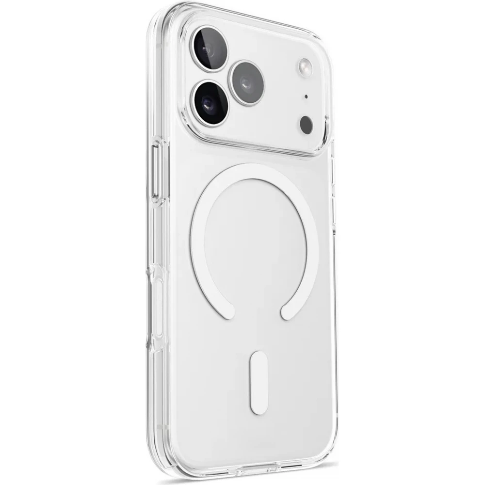 Coque iPhone 17 Pro - Gel transparent compatible MagSafe silicone TPU Super Clear