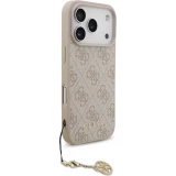 Coque iPhone 17 Pro - Guess 4G charm protection élégante design raffiné accessoire tendance - Rose
