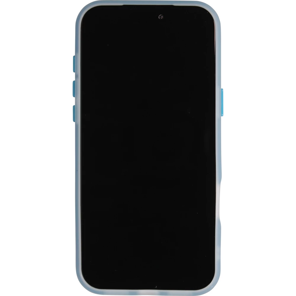 iPhone 17 Pro Max Case Hülle - Jelly Color Semi-transparent mit MagSafe - Orange - Blau