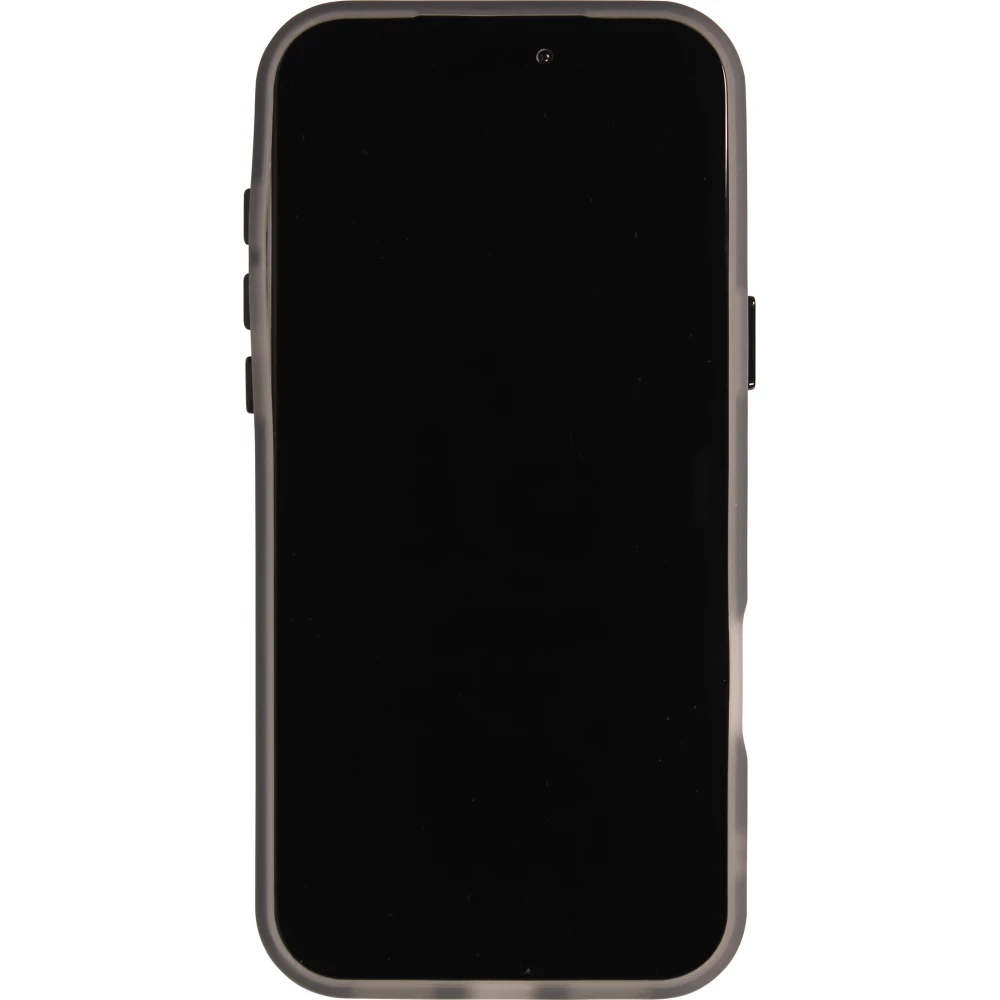 Coque iPhone 17 Pro Max - Jelly Color semi-transparent avec MagSafe - Noir