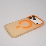 iPhone 17 Pro Max Case Hülle - Jelly Color Semi-transparent mit MagSafe - Orange - Orange
