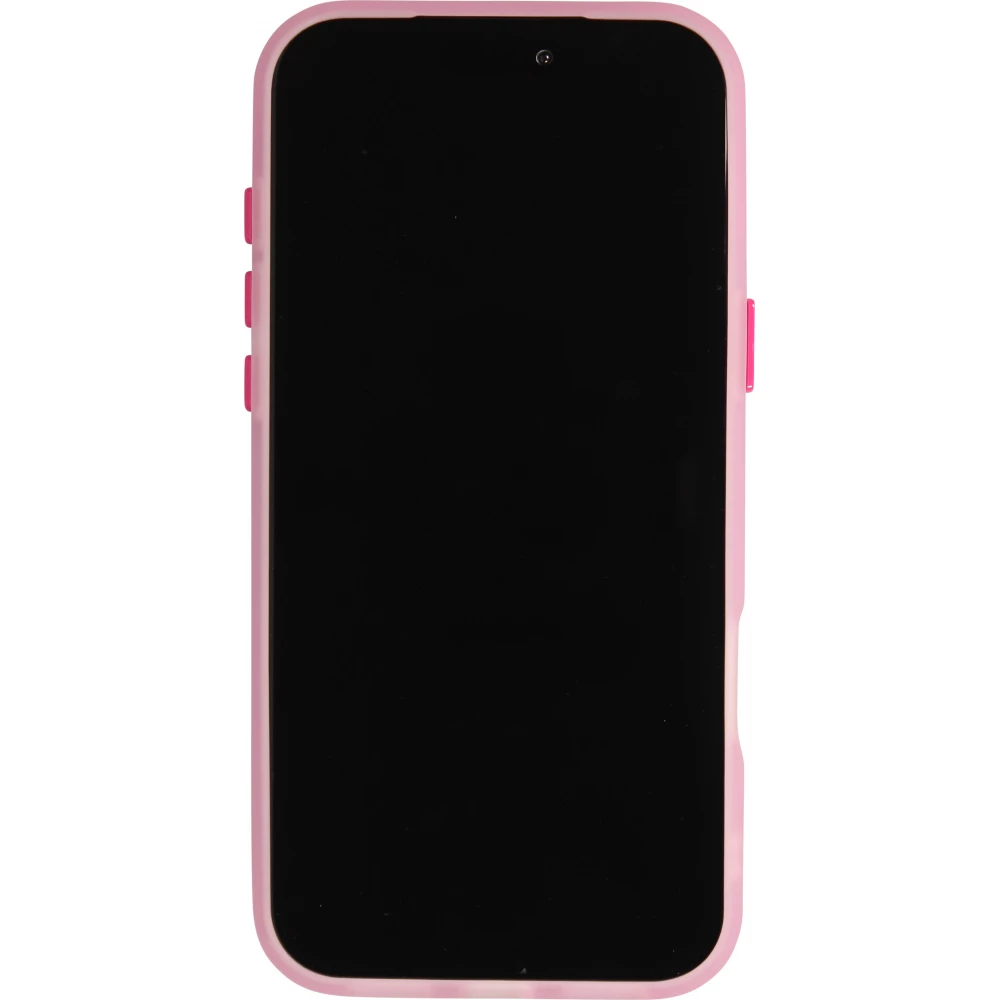 Coque iPhone 17 Pro Max - Jelly Color semi-transparent avec MagSafe - Rose