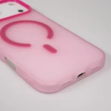Coque iPhone 17 Pro Max - Jelly Color semi-transparent avec MagSafe - Rose