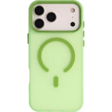 Coque iPhone 17 Pro Max - Jelly Color semi-transparent avec MagSafe - Vert