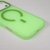 Coque iPhone 17 Pro Max - Jelly Color semi-transparent avec MagSafe - Vert