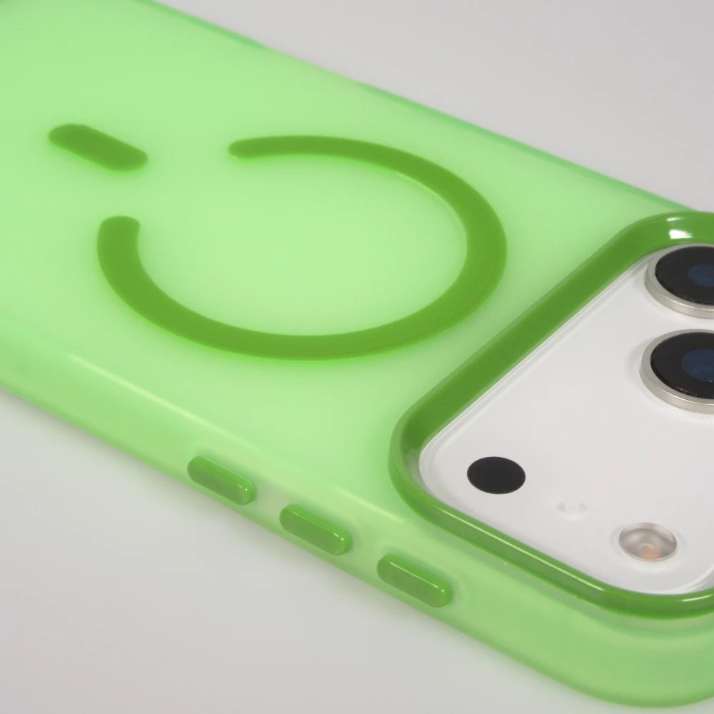Coque iPhone 17 Pro Max - Jelly Color semi-transparent avec MagSafe - Vert