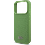 Coque iPhone 17 Pro - Lacoste Petit Pique MagSafe avec logo métal protection élégante et durable - Vert