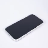 iPhone 17 Pro Case Hülle - Leopard Schwarz/Weiss Klare Silikon Schutzhülle - Schwarz