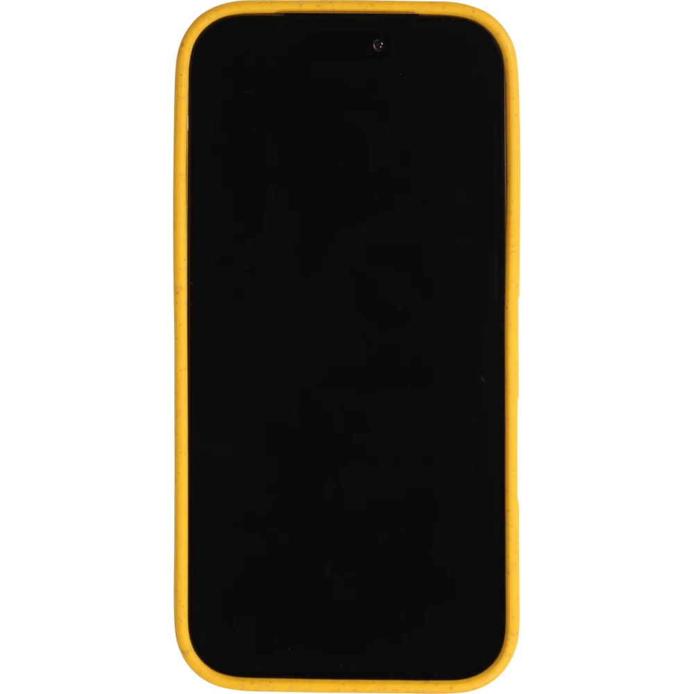 Coque iPhone 17 Pro Max - Bioka biodégradable et compostable Eco-Friendly jaune