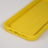Coque iPhone 17 Pro Max - Bioka biodégradable et compostable Eco-Friendly jaune