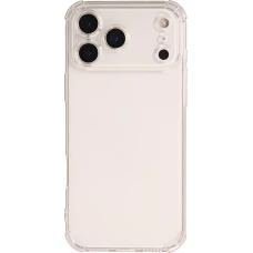 iPhone 17 Pro Max Case H&uuml;lle - Kameraschutz Silikonh&uuml;lle transparent stossfest mit Bumper und Eckenschutz - Transparent