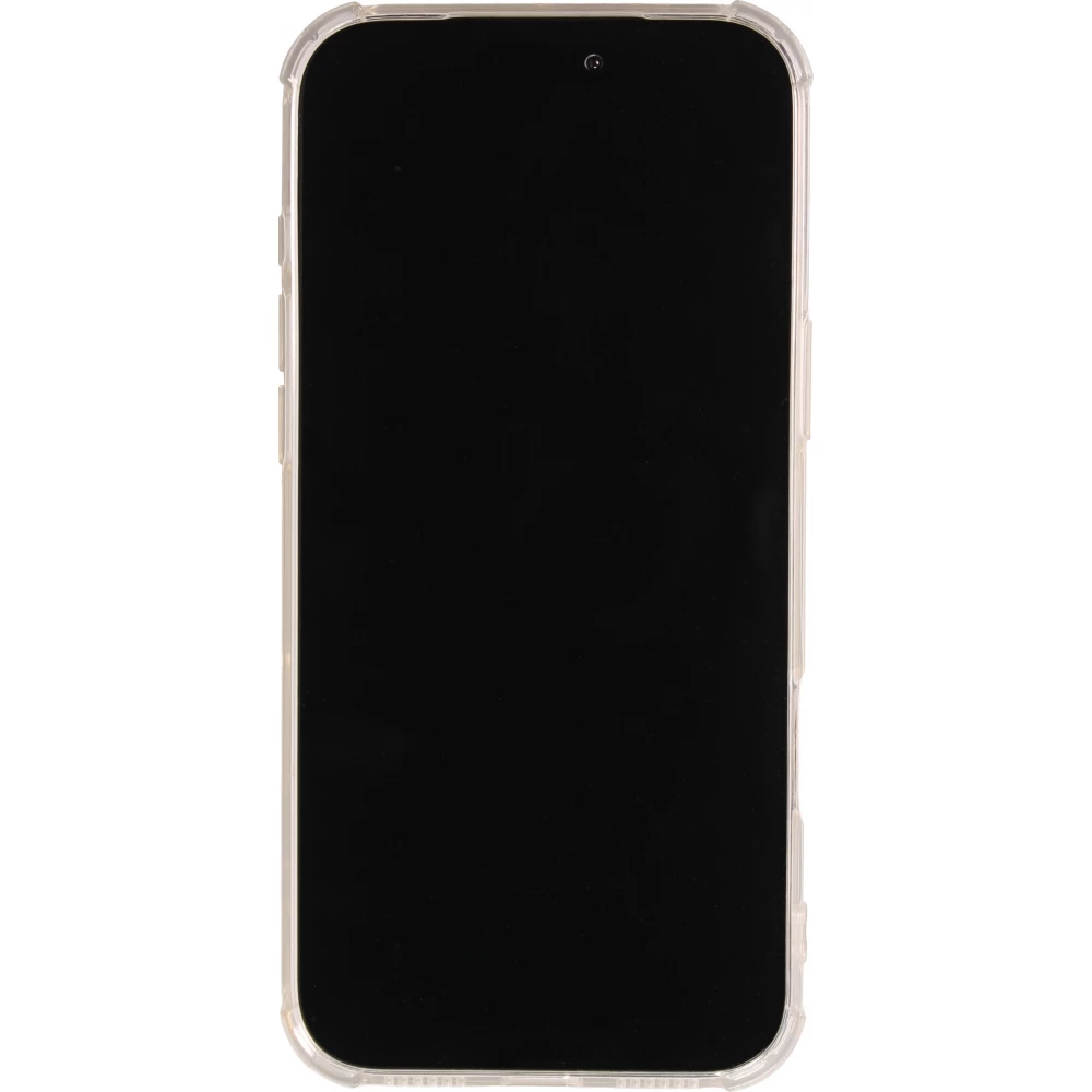 iPhone 17 Pro Max Case H&uuml;lle - Kameraschutz Silikonh&uuml;lle transparent stossfest mit Bumper und Eckenschutz - Transparent