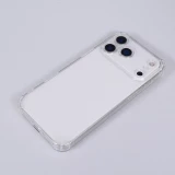 iPhone 17 Pro Max Case H&uuml;lle - Kameraschutz Silikonh&uuml;lle transparent stossfest mit Bumper und Eckenschutz - Transparent