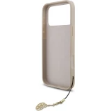 Coque iPhone 17 Pro Max - Guess 4G charm protection élégante design raffiné accessoire tendance - Rose