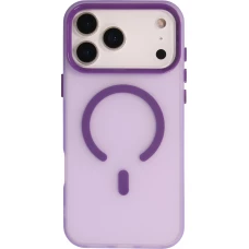 Coque iPhone 17 Pro Max - Jelly Color semi-transparent avec MagSafe - Violet