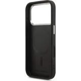 iPhone 17 Pro Max Case H&uuml;lle - Karl Lagerfeld PU RSG MagSafe Logo Elegant und Schutz - Schwarz
