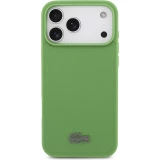 Coque iPhone 17 Pro Max - Lacoste Petit Pique MagSafe avec logo métal protection élégante et durable - Vert