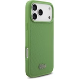 Coque iPhone 17 Pro Max - Lacoste Petit Pique MagSafe avec logo métal protection élégante et durable - Vert