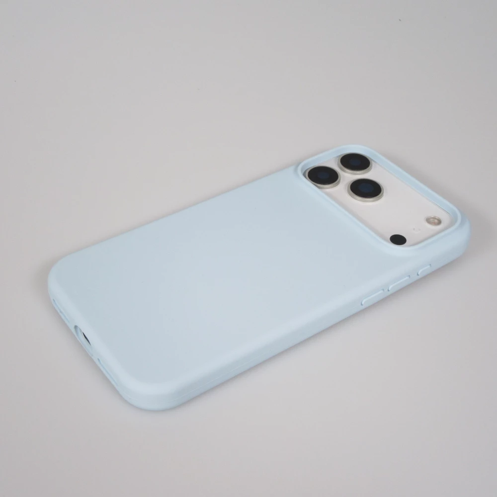 Coque iPhone 17 Pro Max - Soft Touch - Bleu clair