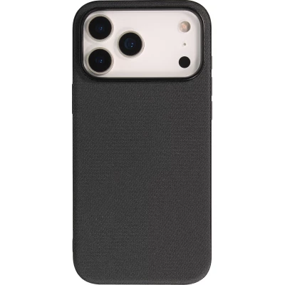 Coque iPhone 17 Pro Max - Tissage technique compatible avec MagSafe finition premium et protection &eacute;l&eacute;gante - Noir