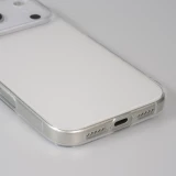 iPhone 17 Pro Max Case Hülle - Ultra-thin Gummi Transparent 0.8 mm Gel-Silikon Superdünn und flexibel